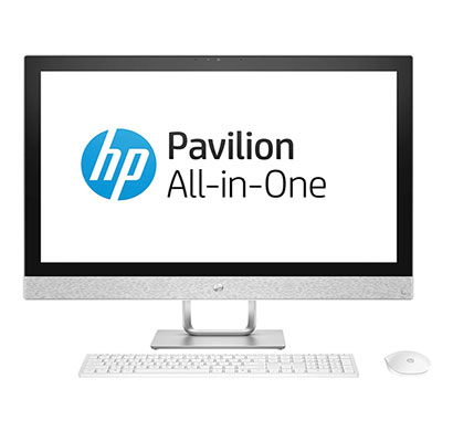 hp pavilion 24-qa180in (4ly60aa#acj) aio desktop (intel core-i7 8700 hexa core/ 8th gen/ 16gb ram/ 2tb hdd + 16 gb optane/ windows 10 + ms office/ 4gb graphics/ 27 inches)